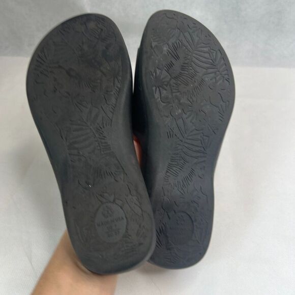 Okabashi Cruise Black Slip On Slide Mule Sandals Size 7 Made in USA - Picture 4 of 8